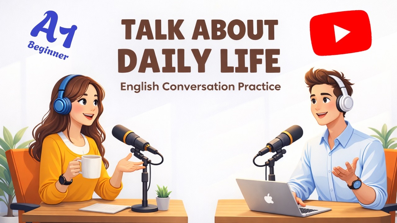 Talk About Daily Life in English | Speak English Easy (A1-A2) | Easy Conversation for Beginners