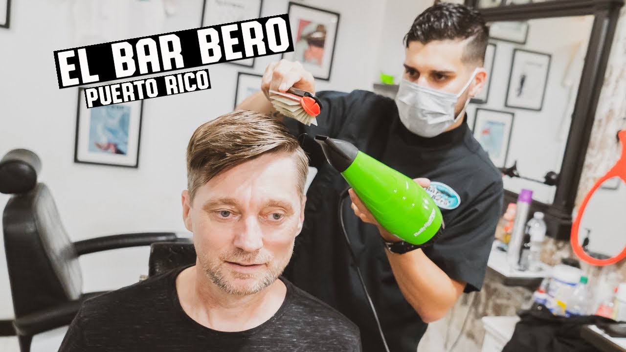 💈 Conservative Fade HAIRCUT & HAIR STYLING at El Bar Bero | San Juan Puerto Rico