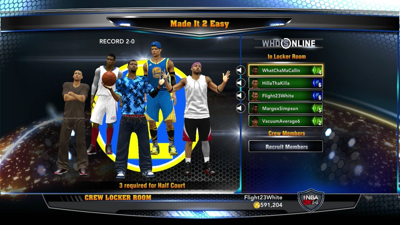 NBA 2K14 BEST ONLINE CREW | crazy and comeback clutch plays | Undefeated 5v5