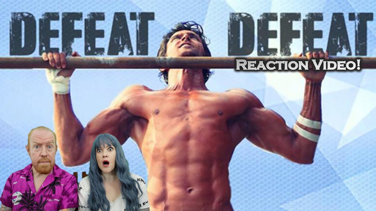 Defeat Defeat Motivational Brand Video (Hrithik Roshan, HRX, 2015) - British Couple Reacts!