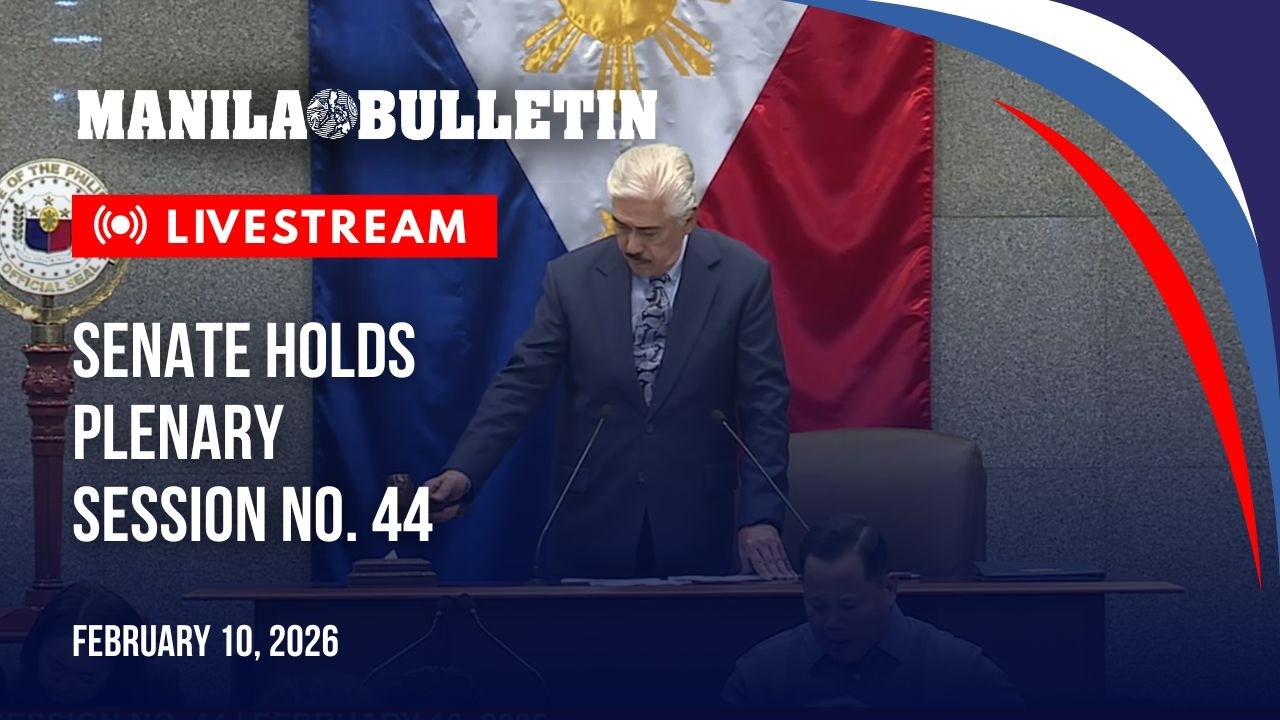 LIVE: Senate holds plenary session | Feb. 10