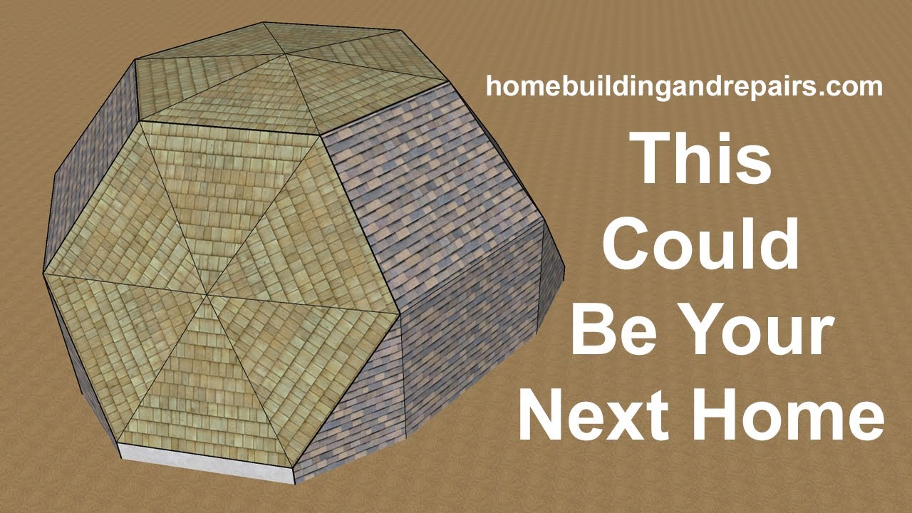 This Could Be The Easiest And Simplest Dome Home Design Available - No Complicated Math Here