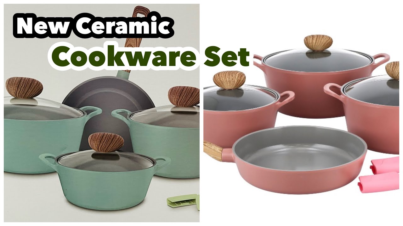 New Ceramic Cookware Set / എന്റെ പുതിയ Cookwear set കണ്ടാലോ / Rahinahakkim 💫 / New cast Iron set