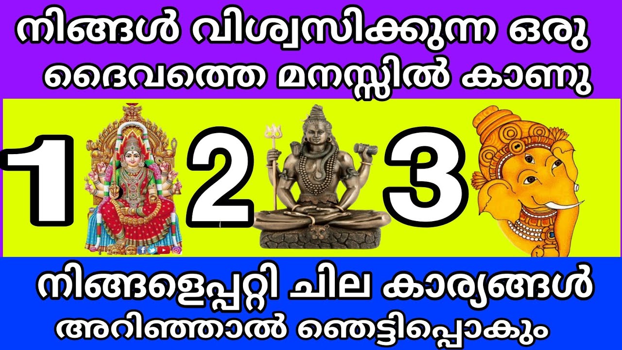 തൊടുകുറി ശാസ്ത്രം , ഒരു ചിത്രം മനസ്സിൽ കാണു , നിങ്ങളെപ്പറ്റി ചില ഞെട്ടിക്കുന്ന കാര്യമുണ്ട്