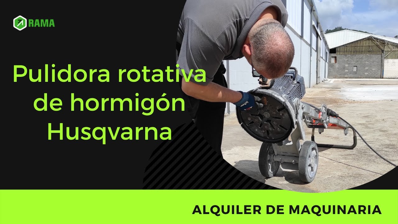 Pulidora rotativa hormigón Husqvarna