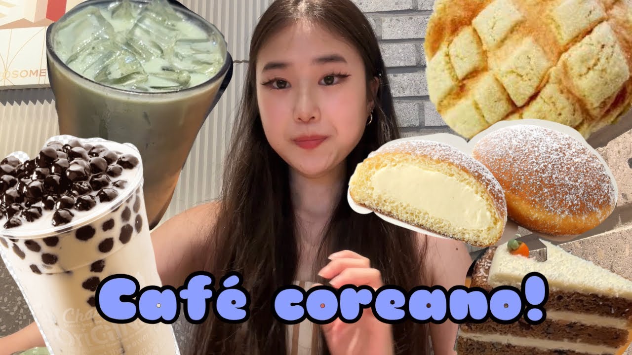 Provando pães, bolos do café coreano! 🎂🍰🧁🥮