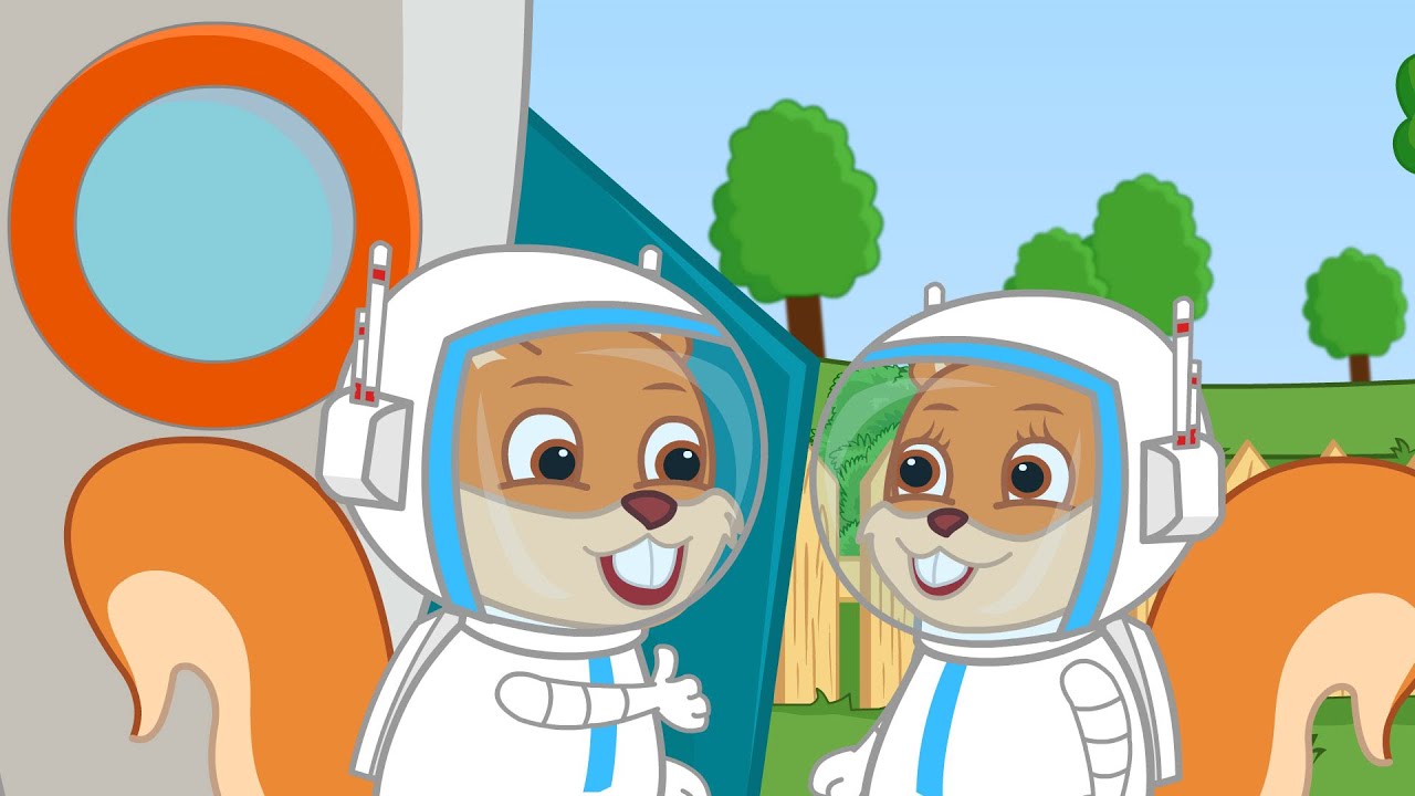 Bridie Squirrel in English - A Space Odyssey Cartoon for Kids