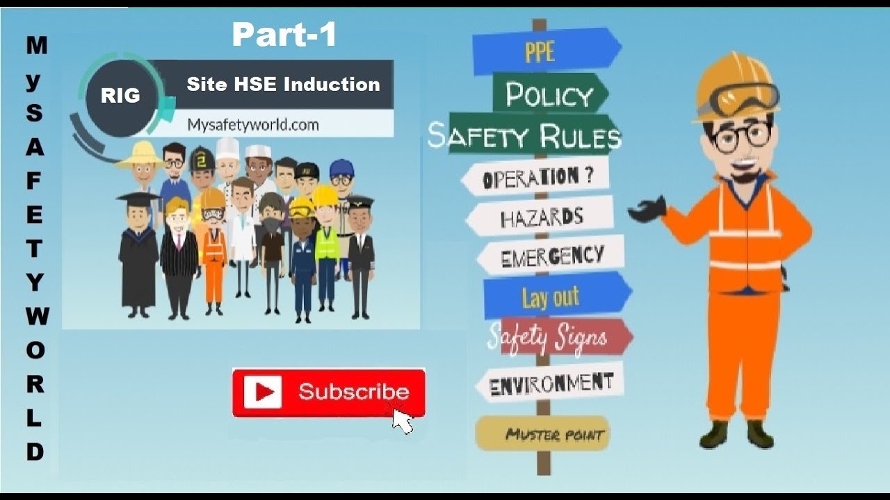 Rig Site HSE Induction Part-1 | Drilling Rig HSE Induction