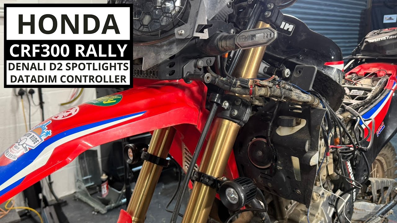 Установка CRF300 Rally Denali D2 с контроллером DataDim 4K
