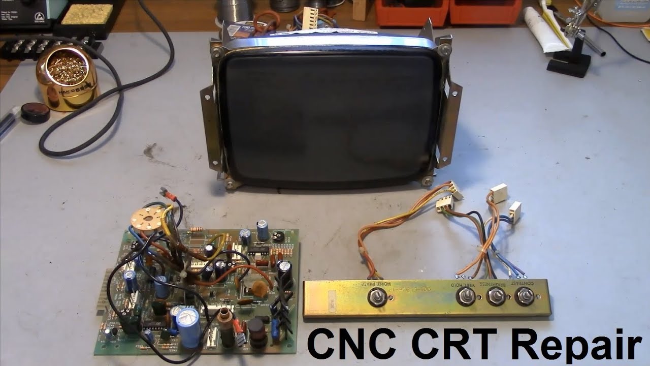 CNC CRT Monitor Repair