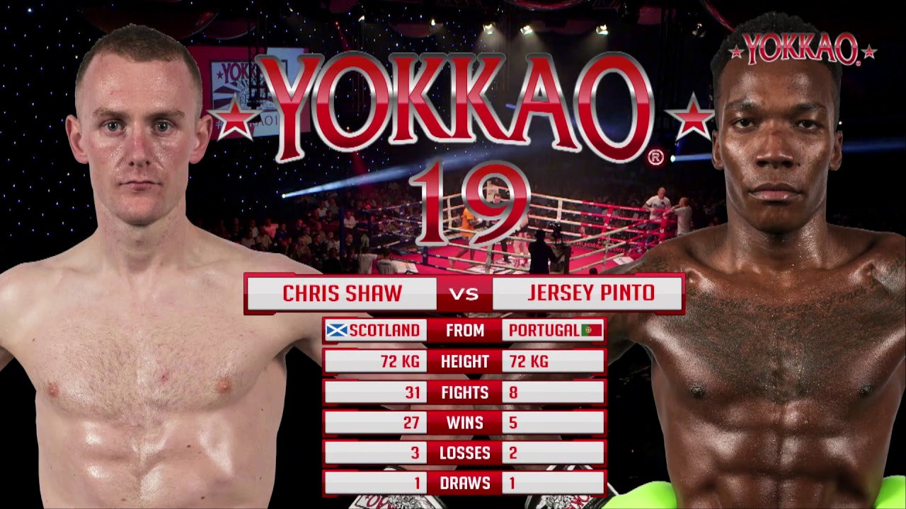 YOKKAO 19: Chris Shaw vs Jersey Pinto -  YOKKAO Muay Thai UK Ranking 72,5kg