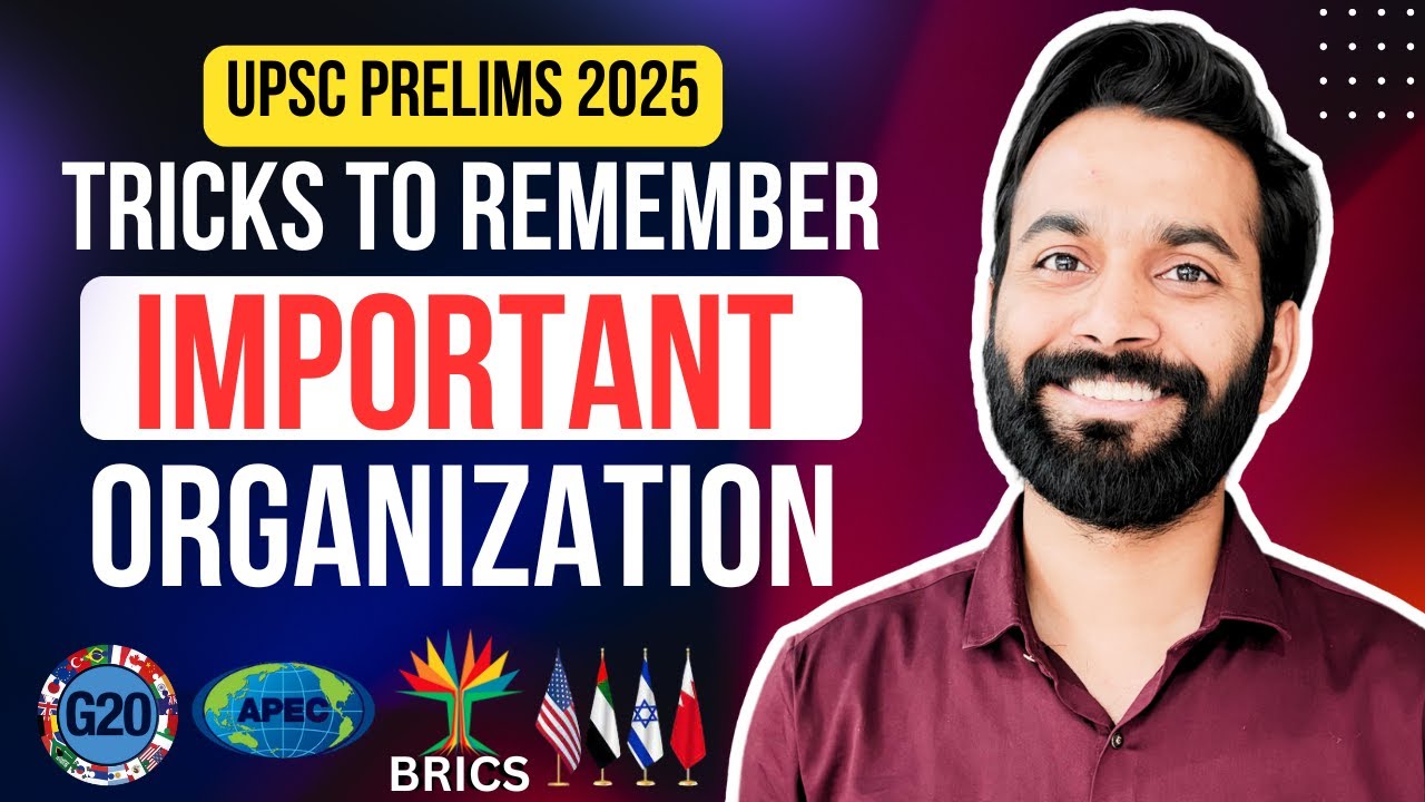 🧠 Simple Tricks to Remember All *International Organizations* in 15 Mins (G20, SCO & More) 🌍 | UPSC