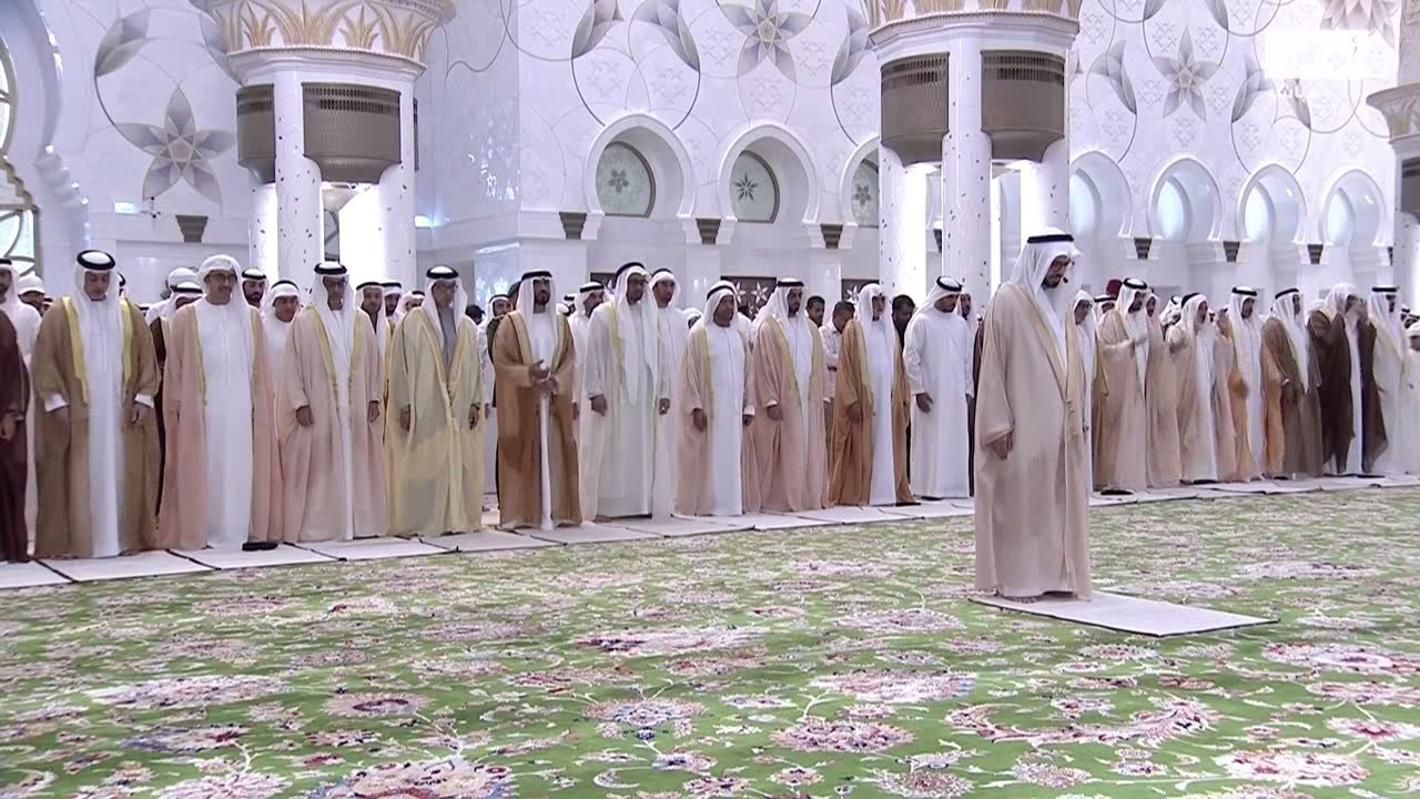 صلاة عيد الأضحى في جامع الشيخ زايد الكبير 1444هـ بحضور الشيخ محمد بن زايد رئيس دولة الامارات