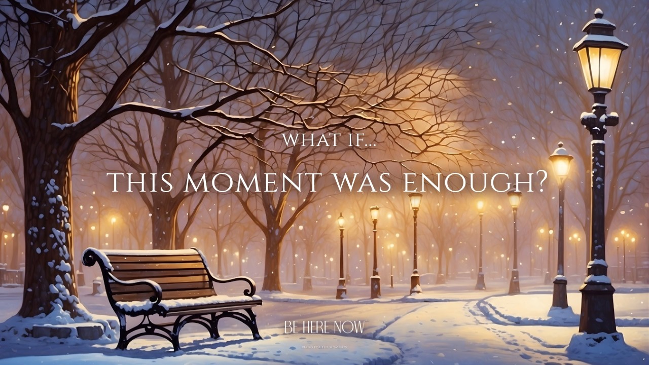 What If This Moment Was Enough 🎵🌨️ Deep Sleep Piano for Anxiety | Enough for Tonight