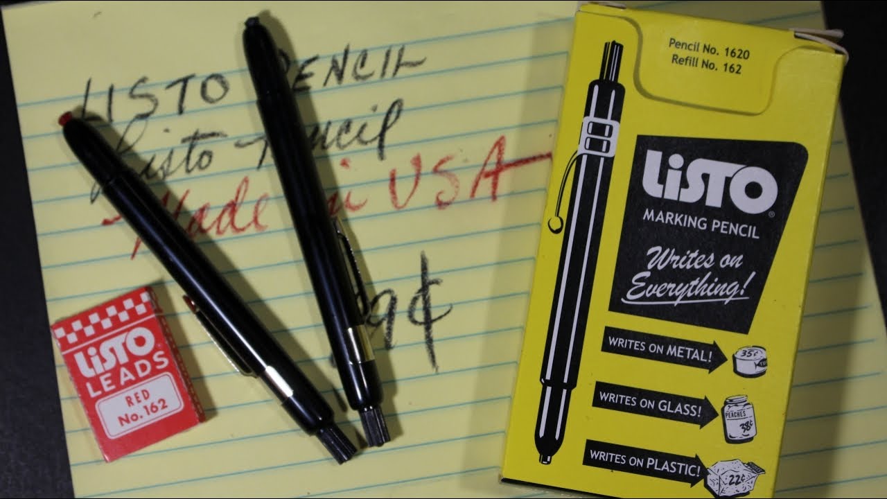Listo Pencil Review - the pencil that writes on everything