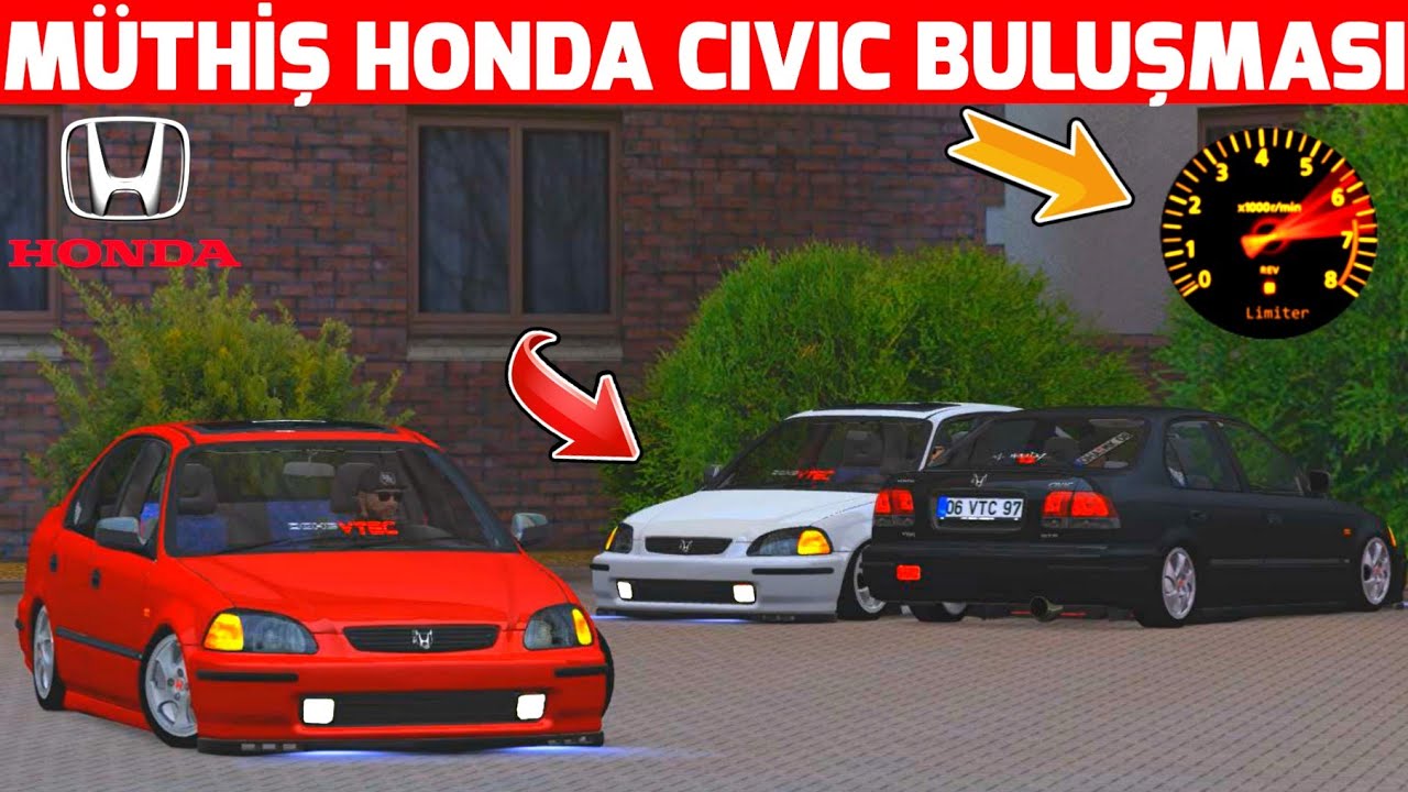 LFS YENİ BOMBA HONDA CİVİC VTİ !! Logitech G29