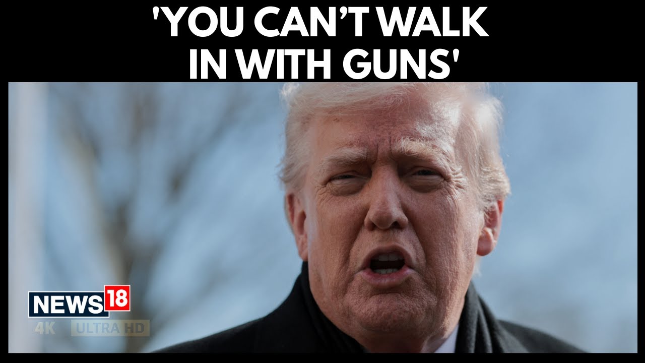 “You Can’t Walk In With Guns”: Trump On Minneapolis Shooting | Trump Says “Sad Situation” | N18G