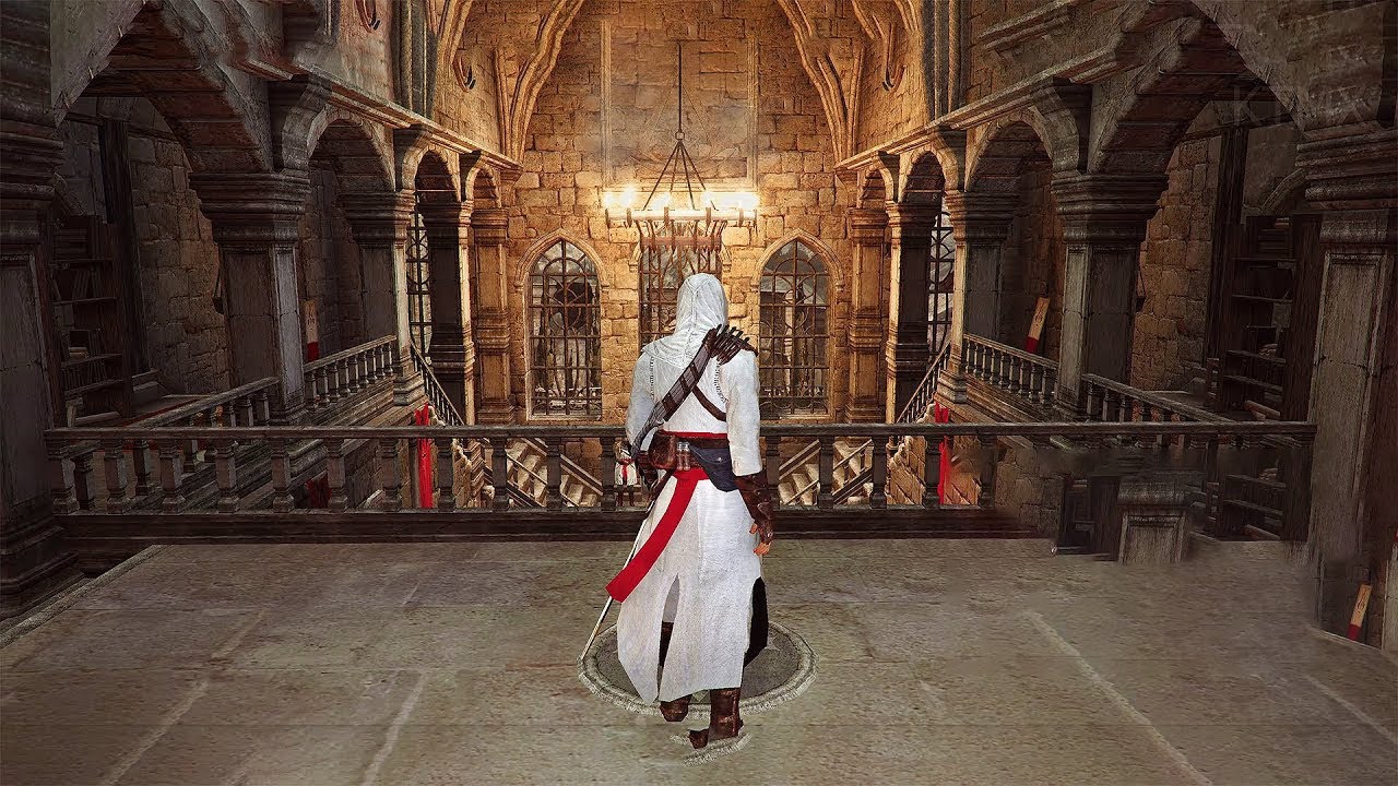 Assassin's Creed 1 Remastered Like Graphics - Ray Tracing RTGI Mod Gameplay 4K