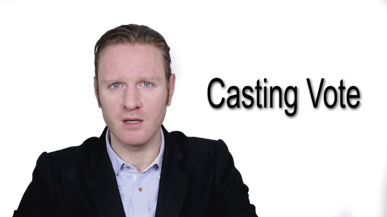 Casting Vote - Meaning | Pronunciation || Word Wor(l)d - Audio Video Dictionary