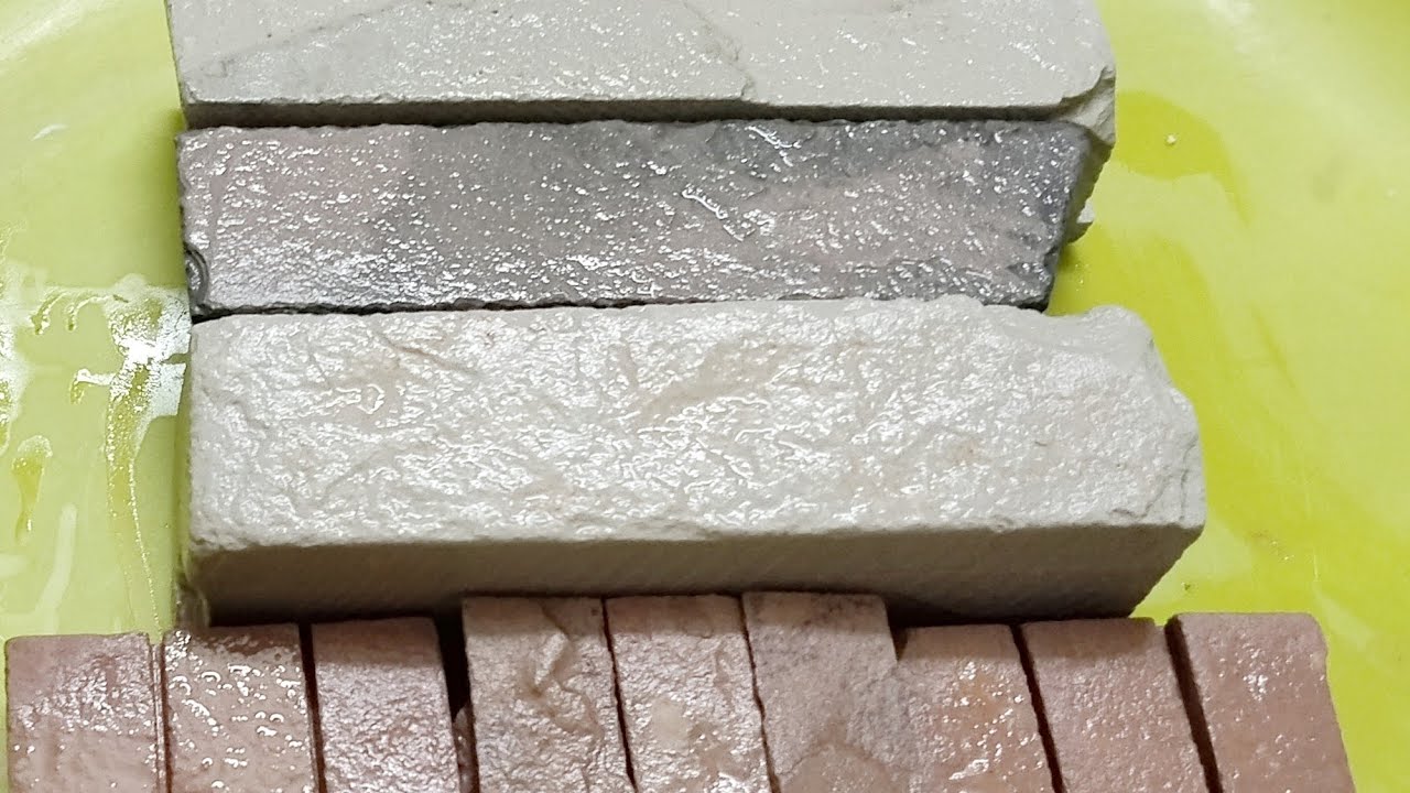 Tricolor ❤🤍🖤Slate Items Satisfying Wet 💦 Cleaning Video 💥