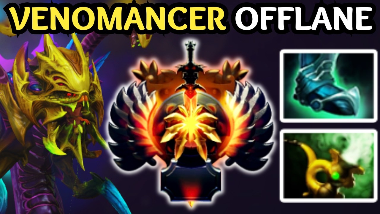 🔥 VENOMANCER OFFLANE IS META — LANE CHOKE & AREA DENIAL | DOTA 2 🔥