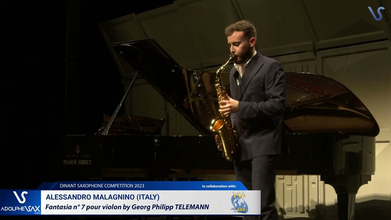 Alessandro MALAGNINO (Italy) plays Fantasie nº7 pour violon by G.P. Telemann