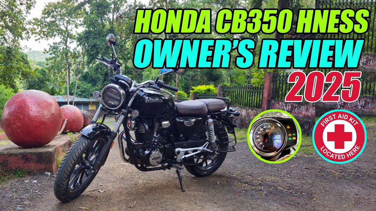Honda H'ness CB350:2025, First Aid Kit & MUST-KNOW Info. The Owner's Experience! Meter Deep Dive, 