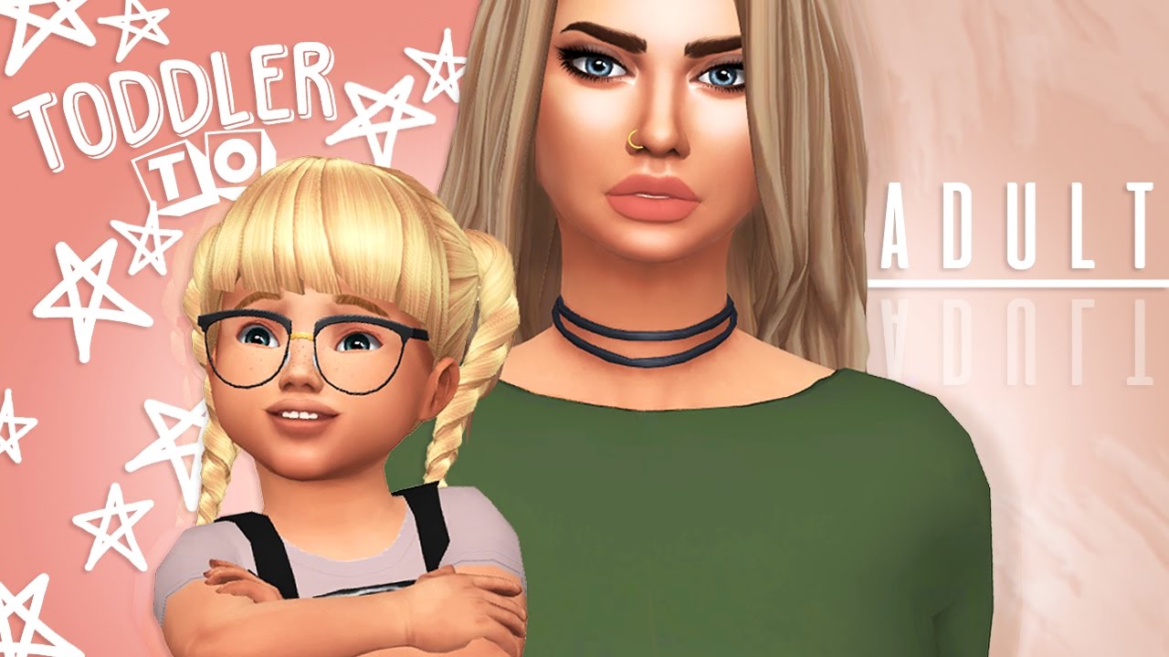 The Sims 4: Toddler To Adult | Maxis Match CC Challenge!