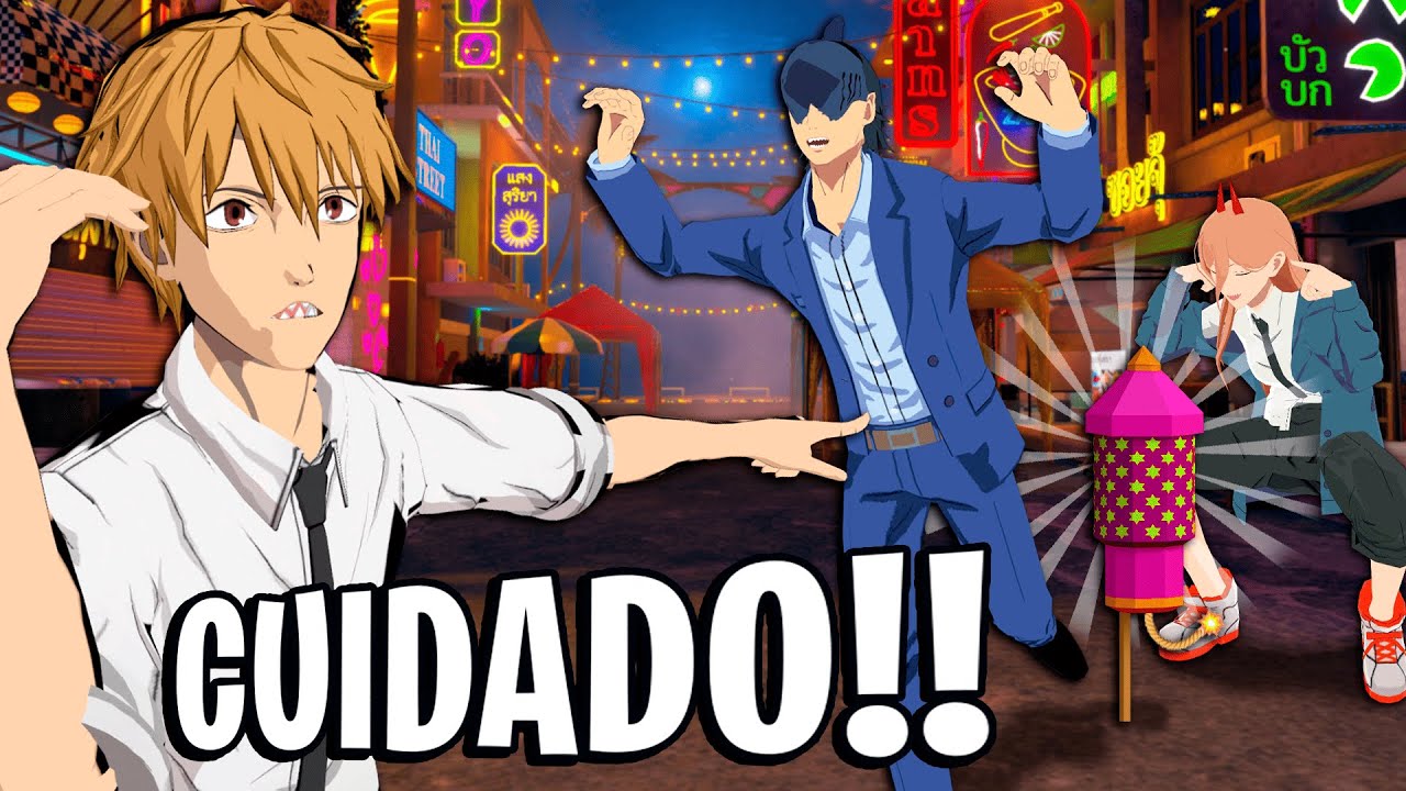 DENJI y REZE celebran A&Ntilde;O NUEVO! | Chainsaw Man VR