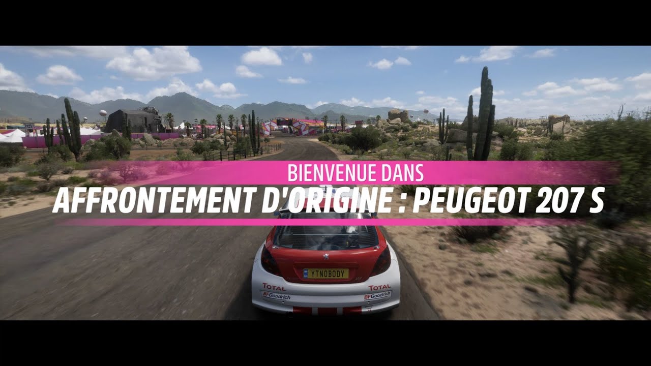 #fh5  LE TEST - AFFRONTEMENT D'ORIGINE PEUGEOT 207 S - FORZA HORIZON 5