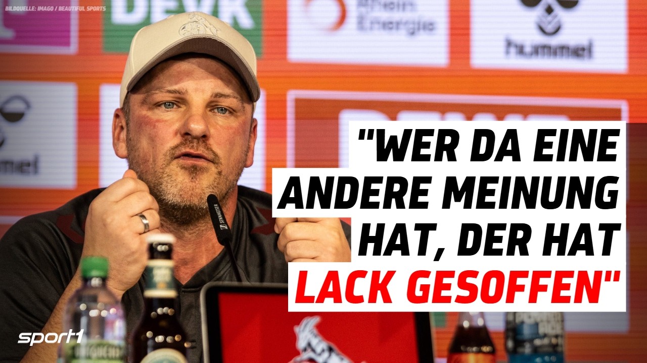 Kwasniok entschuldigt sich - und holt dann so richtig aus | SPORT1