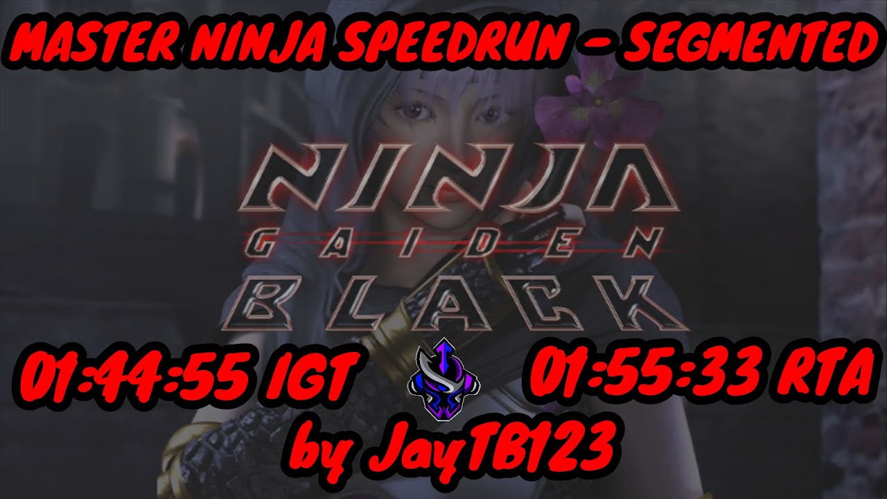 Ninja Gaiden Black - Master Ninja Segmented Speedrun - 01:44:55 IGT [Former WR]