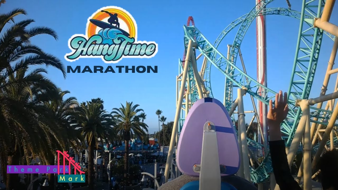 HangTime Marathon! - Knott's Berry Farm (4K HD POV) - November 2023