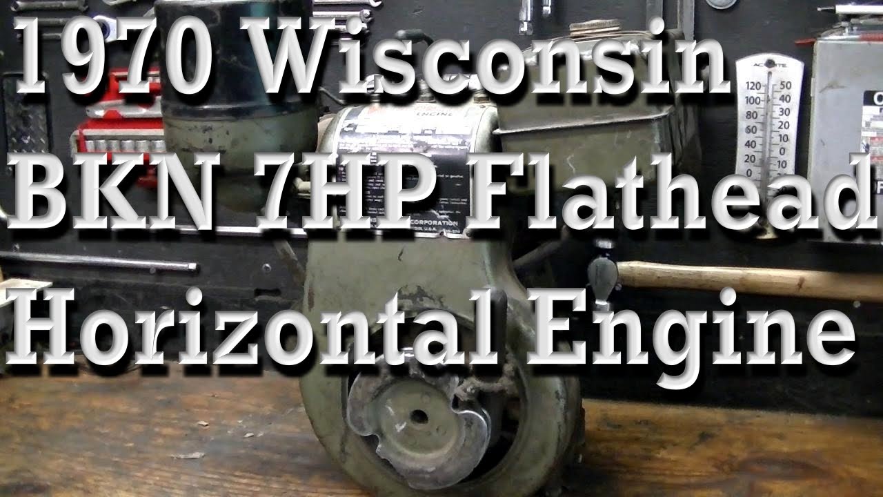 1970 Wisconsin Model BKN 7HP Flathead Engine