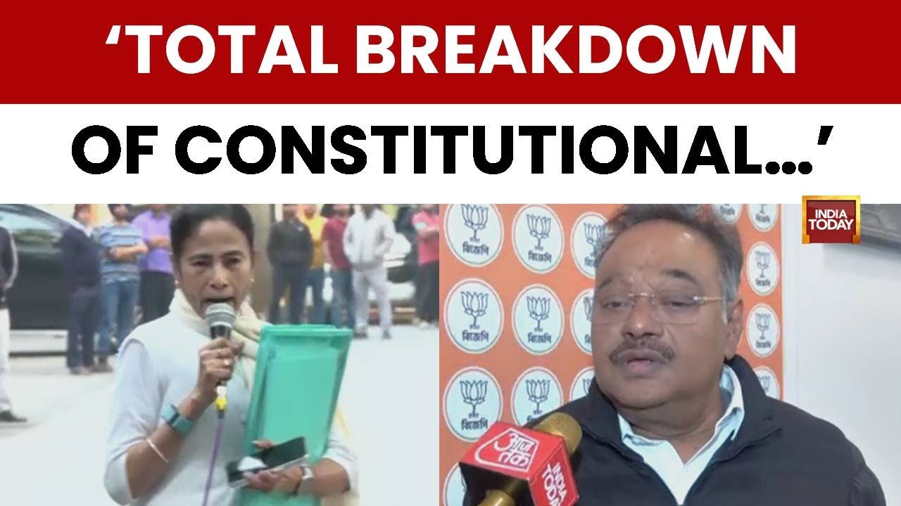 WB BJP Chief Samik Bhattacharya Slams 'Total Breakdown Of Constitutional Machinery' In West Bengal