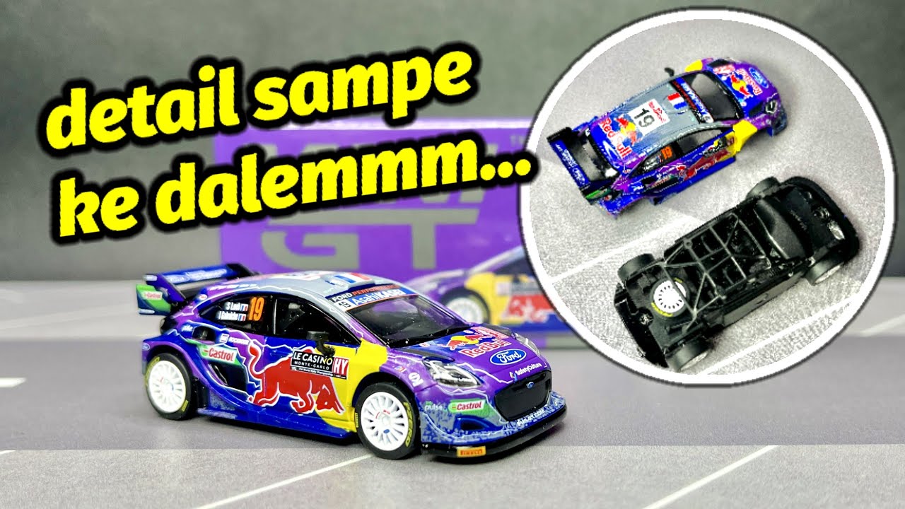 Dikasi Ban Cadangan sama Mini GT... FORD PUMA RALLY 1 #19 M-SPORT FORD WRT 2022 RALLY MONTE CARLO