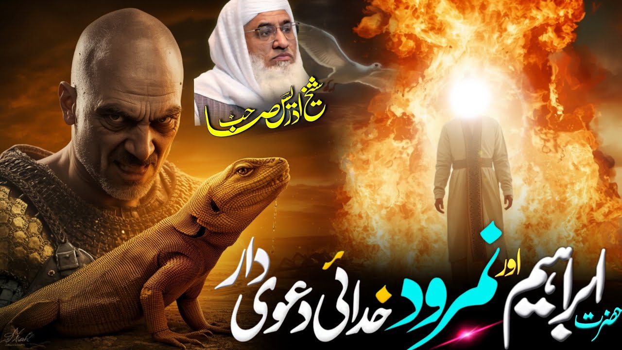حضرت ابراہیم علیہ السلام اور نمرود خدا کی دعوایدار کا قصہ | molana sheikh Idrees Sahib pashto bayan