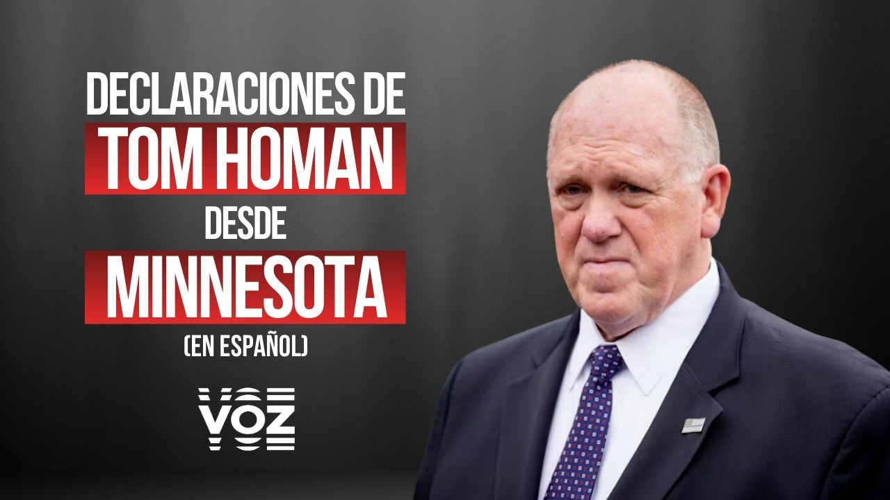 EN VIVO: Rueda de prensa de Tom Homan desde Minnesota (En español) 02-12-26