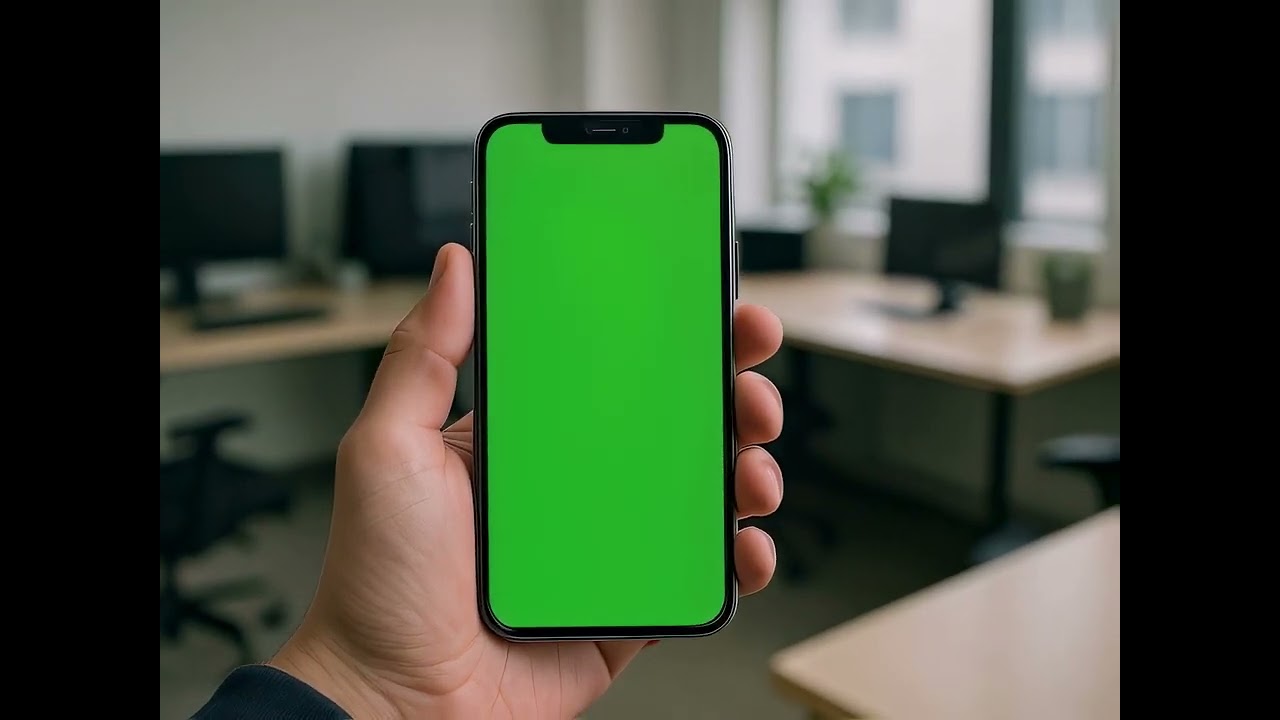 Hand Holding Phone | Free Green Screen #greenscreen #vfx #freetouse