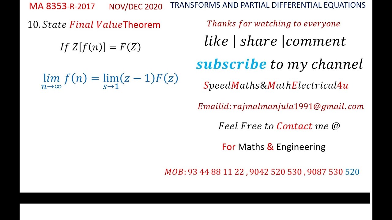 MA8353--TPDE | R 2017 | PART A SOLVED