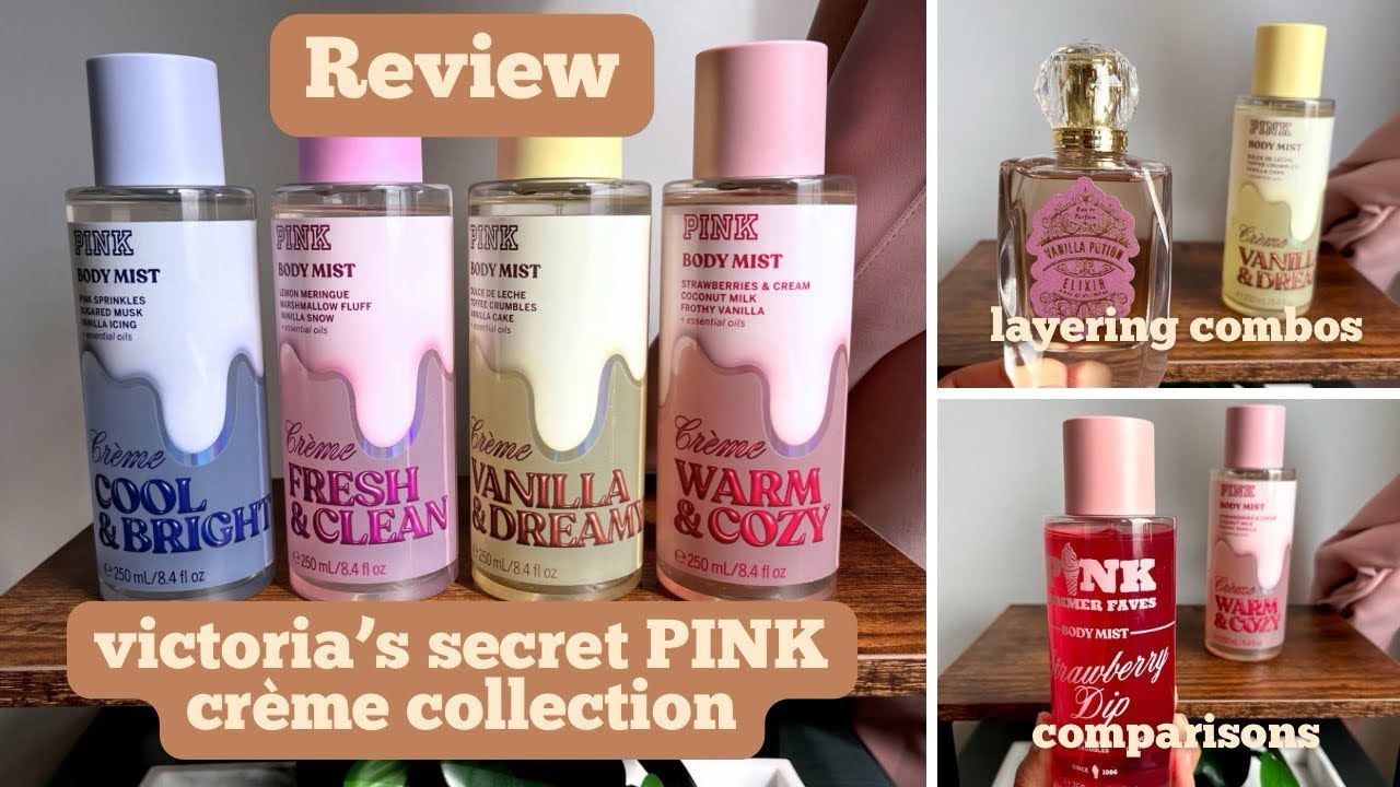 Victoria&rsquo;s Secret PINK Creme Collection Review - Warm & Cozy Creme Vanilla & Dreamy Creme + More