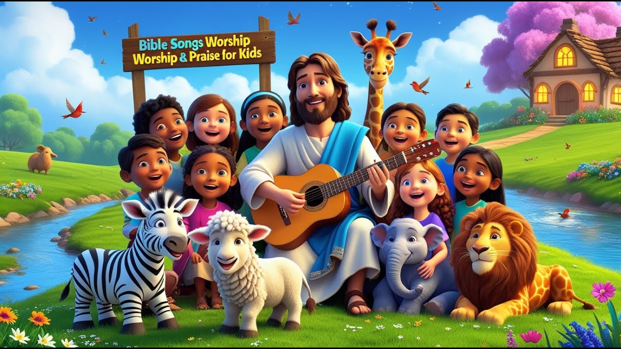 🙏 ✨ Pray, Praise & Worship | Animated Kids Bible Songs Collection