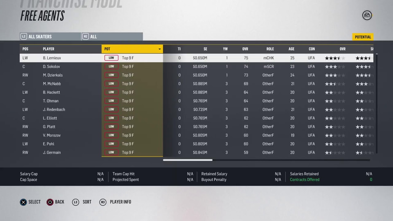 NHL 18 Nanaimo Trees fantasy franchise playthrough #78