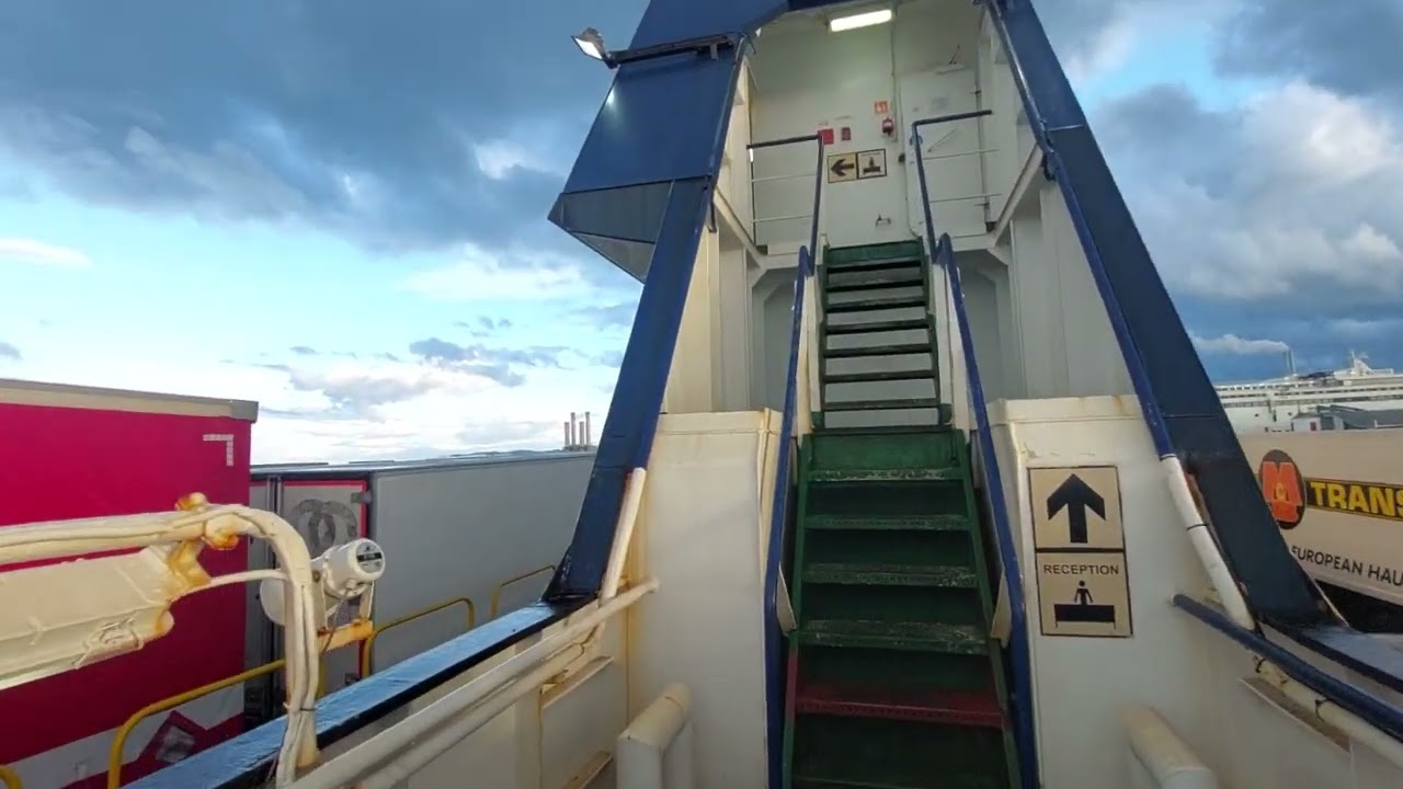 Dublin Liverpool P&O Ferryies From A Tuck Driver View