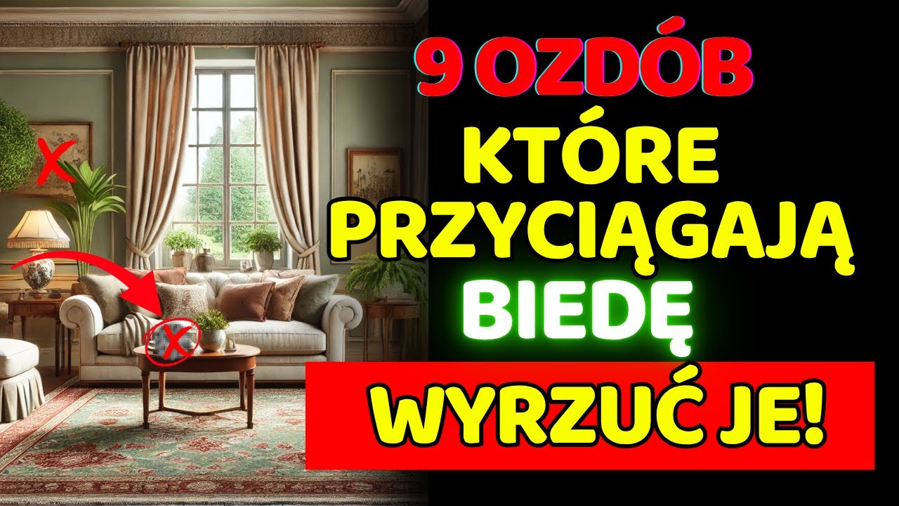 9 Zakazanych Dekoracji, Kt&oacute;re Kradną Bogactwo i Przyciągają Pecha! (FENG SHUI)