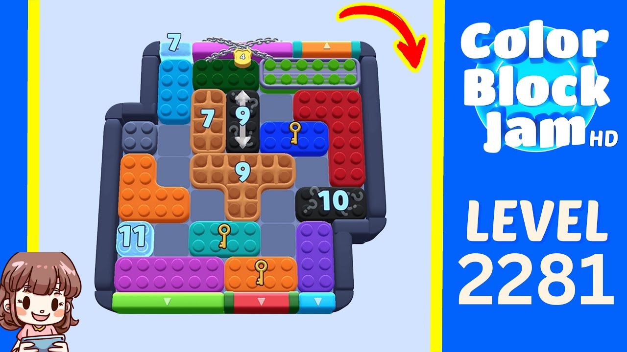 Color Block Jam Level 1373 (2281) Solution Walkthrough