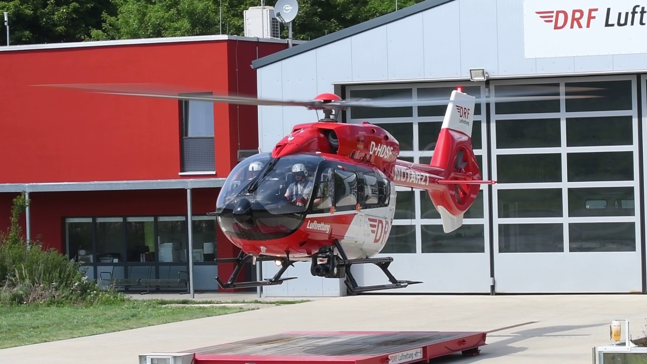 DRF Luftrettung - Start Christoph München - H145 - D-HDSF - Klinikum Großhadern