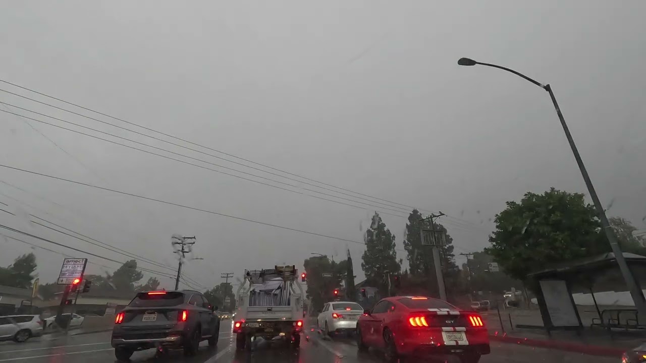 ☔️☔️🌧️ Heavy Rain in Southern California ☔️☔️🌧️