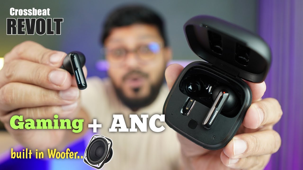 This is Best Earbuds with Gaming Mode + ANC features | Crossbeat Revolt Review