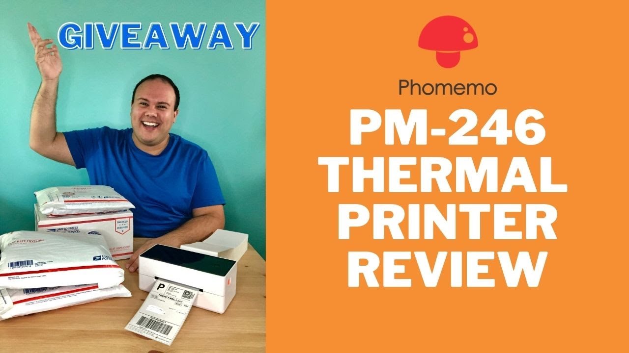 Phomemo PM-246 Thermal Label Shipping Printer REVIEW Online Reseller